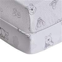 Disney Winnie The Pooh Twin Pack Nursery Fitted Sheet- Cot