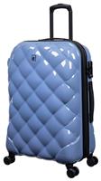 IT Luggage 8 Wheel Hard Suitcase - Medium, Blue