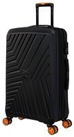 IT Luggage Expandable 8 Wheel Hard Suitcase - Medium, Black
