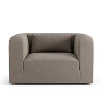 Habitat Lars Fabric Cuddle Chair - Mocha