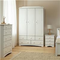 Argos Home Nordic 4 Piece 3 Door Wardrobe Set - White