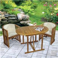 Greenhurst Chiltern 2 Seater Wooden Garden Bistro Set