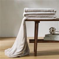 Argos Home Large Fleece Throw - Taupe - 220x200cm