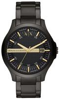 Armani Exchange Men's Black Stainless Steel Bracelet Watch
