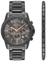 Armani Exchange Men's Grey Stainless Steel Bracelet Watch