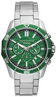 Armani Exchange Men's Green Stainless Steel Bracelet Watch