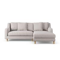Habitat Swift Right Hand Corner Sofa - Natural - Ash Leg