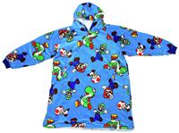 Nintendo Super Mario Fleece Hooded Blanket - Medium
