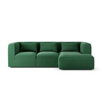 Habitat Lars Right Hand Corner Sofa - Green - Ash Leg