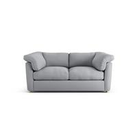 Habitat Wynn Fabric 2 Seater Sofa - Grey - Ash Leg