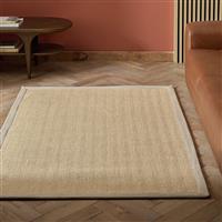 Habitat Herringbone Neutral Boarder Jute Rug - 150x80cm