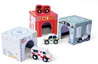 Chad Valley Box Set & Wooden Vehicles