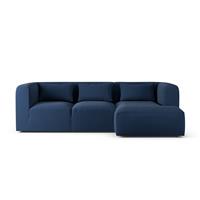 Habitat Lars Right Hand Corner Sofa - Navy Blue - Ash Leg