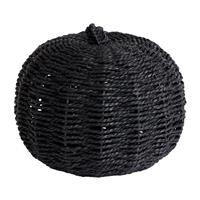 Argos Home Black Woven Pumpkin Halloween Decoration