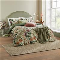 Wylder Wallflower Green Bedding Set - King size