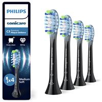 Philips Sonicare Black Plaque Defence Toothbrush Heads x 4