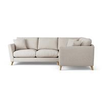 Habitat Lomond Right Hand Corner Sofa - Natural - Ash Leg