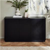 Julian Bowen Louis 3 Door Sideboard - Black