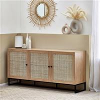 Julian Bowen Padstow 3 Door Sideboard - Oak