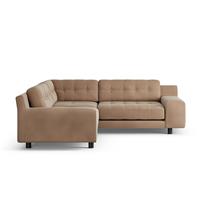 Habitat Hendricks Reversible Corner Sofa - Latte - Black Leg