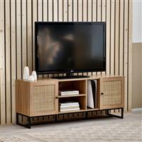 Julian Bowen Padstow 2 Door TV Unit - Oak