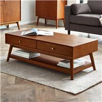 Julian Bowen Lowry 4 Drawer Coffee Table - Brown