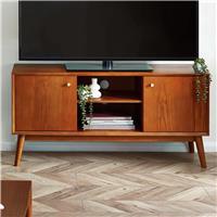 Julian Bowen Lowry 2 Door TV Unit - Brown