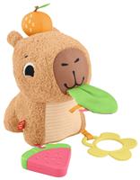 Fisher-Price Snuggly Snacky Capybara Plush Baby Sensory Toy