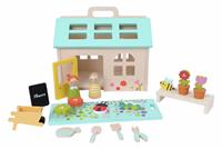 Chad Valley Wooden Garden House Set
