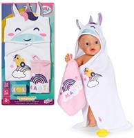 Baby Born Unicorn Hooded Towel Set