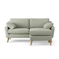 Habitat Ivor Right Hand Corner Sofa - Sage Green - Ash Leg