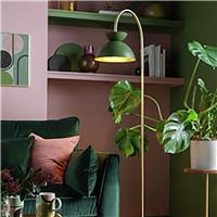 Habitat Citrine Marble Floor Lamp - Green