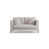 Habitat Aston Fabric 2 Seater Sofa - Natural - Ash Leg
