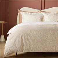 Habitat Zebra Print Cream Bedding Set - Superking