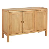 Habitat Radius 3 Door Sideboard - Oak