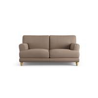 Habitat Askem Fabric 2 Seater Sofa - Biscuit - Ash Leg