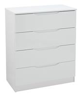 Legato 4 Drawer Chest - White Gloss