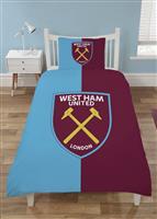 West Ham United FC Blue & Burgundy Kids Bedding Set - Single