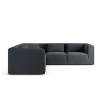 Habitat Lars Reversible Corner Sofa - Charcoal - Ash Leg