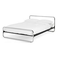 Habitat Albers Steel Kingsize Bed Frame - Nickel