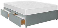 Argos Home Elmdon Small Double 4 Drawer Divan Bed - Grey
