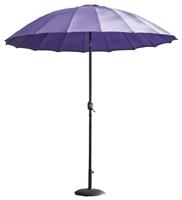 Norfolk Leisure Geisha 2.5m Tilting Garden Parasol - Purple