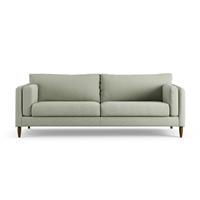 Habitat Newington Fabric 4 Seater Sofa -Sage Green -Dark Leg