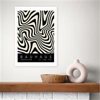 East End Prints Bauhaus Black Art Print - A2