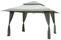 Norfolk Leisure 4m x 4m Pop up Garden Gazebo - Grey