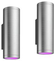 Philips Hue Appear Smart Outdoor LED Wall Light - Pack of 2