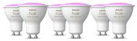 Philips Hue GU10 4.2W Smart Light Bulb - Pack of 6