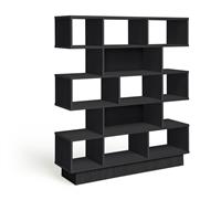 Argos Home Cube Wide Shelving Unit - Black