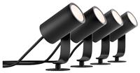 Philips Hue Lily Smart LED Outdoor Spotlight - Pack of 4