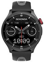Sekonda Active Pro Black Silicone Strap Smart Watch